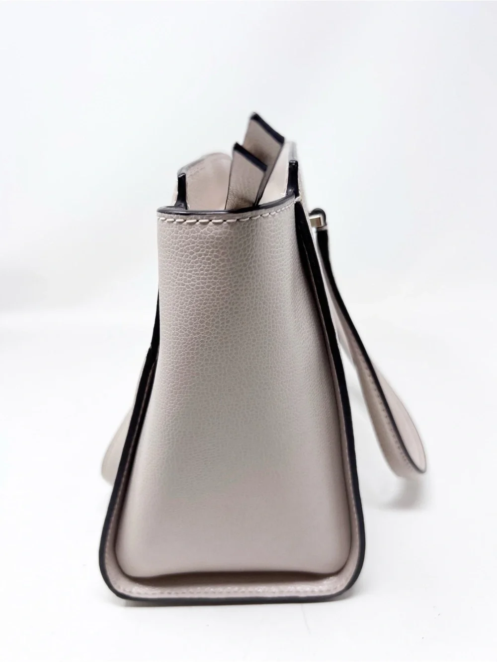 KATE SPADE NEW YORK IVORY LEATHER 2 STRAP PURSE